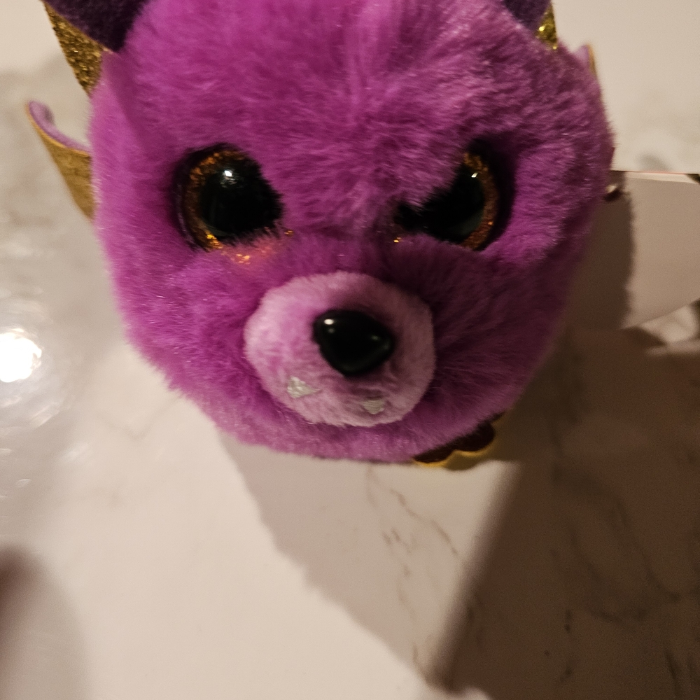Ty Beanie Baby Ball Halloween " Hastie"